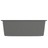 Lava-louça cozinha c/ orifício extravasamento granito cinzento