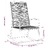 Cadeira de Baloiço para Jardim 59x79,5x104 cm Vime de Pvc Preto