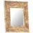 Espelho 50x50 cm Madeira de Mangueira Maciça