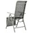 Cadeiras Jardim Reclináveis 2 pcs Textilene e Alumínio Prateado