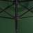 Guarda-sol Duplo com Mastro de Aço 600 cm Verde