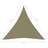 Para-sol Estilo Vela Tecido Oxford Triangular 4x4x4 M Bege