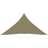 Para-sol Estilo Vela Tecido Oxford Triangular 5x6x6 M Bege