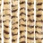 Cortina anti-insetos 56x185 cm chenille bege e castanho