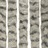 Cortina anti-insetos 56x185 cm chenille cinzento claro e escuro