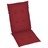 Almofadões P/ Cadeiras Jardim 4 pcs 120x50x4 cm Vermelho Tinto