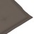 Almofadão Cadeira de Terraço (75+105)x50x4 cm Cinza-acastanhado