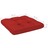 Almofadão para Sofá de Paletes 80x80x12 cm Vermelho