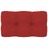 Almofadão para Sofá de Paletes 70x40x10 cm Vermelho
