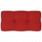 Almofadão para Sofá de Paletes 80x40x12 cm Vermelho
