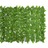 Tela de Varanda com Folhas Verdes 400x100 cm
