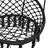 Cadeira de Baloiço em Rede 80 cm Antracite