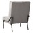 Cadeira de Descanso 65x79x87 cm Veludo Cinzento-claro