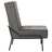 Cadeira de Descanso 65x79x87 cm Veludo Cinzento-escuro