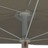 Guarda-sol Semicircular com Mastro 180x90 cm Cor Areia