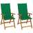 Cadeiras Jardim Reclináveis C/ Almofadões 2 pcs Acácia Maciça