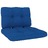 Cadeiras Jardim 2 pcs C/ Almofadões Azul Real Pinho Impregnado