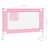 Barra de Segurança P/ Cama Infantil Tecido 90x25 cm Rosa