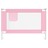 Barra de Segurança P/ Cama Infantil Tecido 100x25 cm Rosa