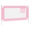 Barra de Segurança P/ Cama Infantil Tecido 120x25 cm Rosa