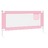 Barra de Segurança P/ Cama Infantil Tecido 180x25 cm Rosa