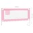 Barra de Segurança P/ Cama Infantil Tecido 180x25 cm Rosa