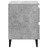 Mesa de Cabeceira 40x35x50 cm Contraplacado Cinzento Cimento