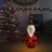 Pai Natal Decorativo com Luzes LED Tecido de Luxo 90 cm
