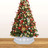 Saia para árvore de Natal Ø68x25 cm Prateado e Branco