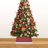 Saia para árvore de Natal 48x48x25 cm Vermelho e Branco