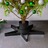 Suporte para Árvore de Natal 47x47x13,5 cm Preto