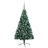 Meia Árvore Natal Artificial C/ Luzes LED e Bolas 120 cm Verde