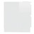 Mesa de Cabeceira 50x39x43,5 cm Contraplacado Branco Brilhante