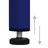 Mesa de Cabeceira 35x35x51 cm Aço Azul-marinho