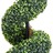 Planta Artificial Buxo em Espiral com Vaso 117 cm Verde