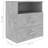 Mesa de Cabeceira 50x32x60 cm Cinzento-cimento
