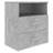 Mesas de Cabeceira 2 pcs 50x32x60 cm Cinzento-cimento
