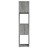 Armário Giratório 34,5x34,5x147,5 cm Aglomerado Cinza Cimento