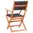 Cadeiras Jardim Dobráveis 6pcs Eucalipto Maciço/textilene Preto