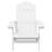 Cadeira de Jardim Adirondack Pead Branco