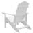 Cadeira de Jardim Adirondack Pead Branco