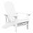 Cadeira de Jardim Adirondack com Mesa Pead Branco