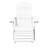 Cadeiras de Jardim Adirondack com Apoio de Pés/mesa Pead Branco