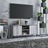 Móvel de Tv com Pernas em Metal 103,5x35x50 cm Sonoma Cinzento