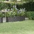 Vaso/floreira Jardim Aço Revestido a Pó 152x40x36 cm Antracite