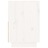 Mesa de Cabeceira 60x34x51 cm Madeira de Pinho Maciça Branco