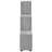 Estante Escada/prateleira 107 cm Derivados Madeira Cinza Sonoma