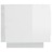 Mesa de Centro 102x50x45 cm Madeira Processada Branco Brilhante