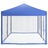 Tenda para Festas Dobrável com Paredes Laterais 3x6 M Azul