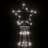 árvore de Natal com Espigão 732 Luzes LED 500 cm Branco Frio